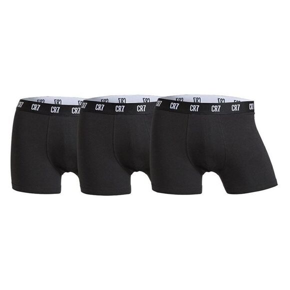 Cristiano Ronaldo CR7 3-Pack Black Boxer Briefs Men’s Underwear Size X-Large - Picture 1 of 3